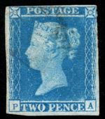 QV USED 1841 2D BLUE.