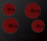 Cookology CET601 60cm 4 Zone Ceramic Hob - 6000W Built-In Electric Touch Control