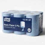 Tork Centrefeed Roll 2 Ply Blue 6 Pack Industrial Wipe Paper Towel Hand Cleaning