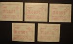 South Africa RSA 1988:5 ATM /Labels FRAMA, Vending Machine No. P007, MN 6, MNH/MNH 