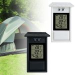 Digital Thermometer Greenhouse Display Max Min Garden Wall Outdoor Indoor