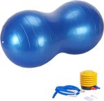 Yoga Gym Anti Burst Gym Roller Peanut Shape Fitness Exercise Ball Random color