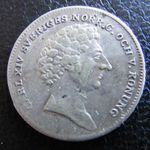 W806 Sweden 1//8th Riksdaler 1832 4.16g .750 Silver Grade gFine, partial pierce