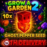 🪴Grow a Garden 2🪴 | 🌶️ 10x GHOST PEPPER SEED🌶️ | 🔴1 HOUR DELIVERY🔴