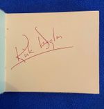 Kirk Douglas Signed 1958  Elstree Studios - filming  "Devil's Disciple"