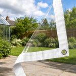 Clear PVC Tarpaulin Heavy Duty Waterproof Transparent Tarp Sheet Cover