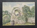 Old Castle Painting - Antique Artwork By Janet Eliza Whitaker (1857–1925) 