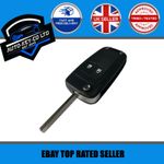NEW REPLACEMENT 2 BUTTON REMOTE FLIP KEY FOB CASE FOR VAUXHALL ASTRA MOKKA ADAM+
