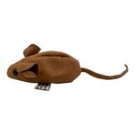 Vtg Sandy Vohr’s Leather Zoo Brown Mouse Made In Korea Vohr Collectible HTF RARE