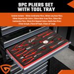 ​​9-Piece Pliers & Tool Tray Set by Siegen - Complete Hand Tools Collection​​ UK