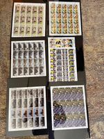 900 x royal mail 1st/2nd commemorative stamps FULL SHEETS (Rugby/Star Wars/DC +)