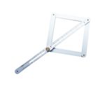 Reusable Aluminum Alloy Angle Ruler for Precise Angle Measurement