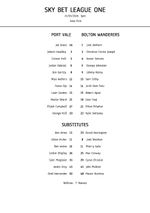 Port Vale vs Bolton Wanderers - A4 Teamsheet - 21/3/2026 - League One
