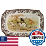 Spode Woodland Hunting Dogs Rectangular Platter