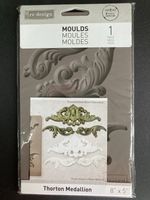 Thortin Medallion  Prima Decor Mould 8" x 5" Re-Design BNIP