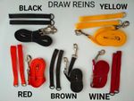 DRAW REINS DETACHABLE Small pony Pony Cob F/S   buckle at hand part 3/4in web.