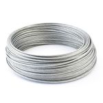 1mm 1.5 2mm 3mm 4mm 5mm 6mm 8mm STAINLESS Steel AISI 316 Wire Rope Cable Rigging
