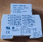 Omron H3DS-ML Time Delay Relay Timer DIN Rail SPDT 5A 24-230VAC/24-48VDC