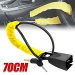 Car Steering Wheel Lock to Seat Belt Anti-Theft Handbag Lock Device Adjustable