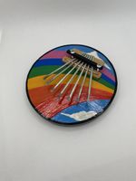Rainbow Thumb Piano 7 Keys, Coconut Wood, Hand Painted