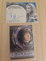 Stargate Atlantis & SG-1 Signed Autograph Cards Dawn Olivieri Sarah Douglas