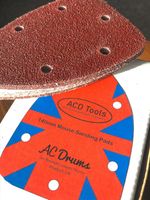 100 X Mouse Sanding Sheets Mouse Palm Sander Sandpaper