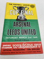 1968 Arsenal vs Leeds Football League Cup Final at Wembley