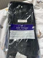 Just Chaps Classic Suede Half Chaps Medium XW