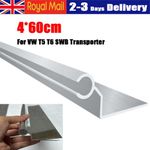 C-Channel Awning Rail 4*60CM Length for SWB VW T5/T6 Campervan with Roof Bars