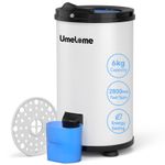 Umelome 6kg Spin Dryer Gravity Drain dryer, White, Power Saving Spinner, A+++