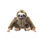 Natural World Sloth Plush Toy Super Soft 30cm Two Tone Cuddly Sloth - Sitting