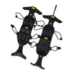 VIBRAM Crampons Unisex Black Rubber Durable Outdoor Gear Size EU41-42 RRP 200