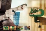 Leather Craft Edge Skiving Machine Leather Splitter Skiver Paring Tool DIY 809G