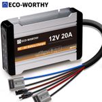 20A 40A 12V DC to DC Battery Charger W/MPPT On-Board Solar Battery Motorhome Van