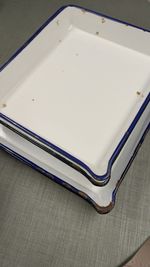 Vintage Enamel Developing Trays, 6 x In Total