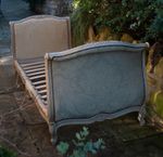 Antique French Day Bed with Stunning Carved Wood