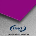 Gloss Plum Hygienic PVC Wall Cladding - Free Delivery