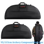Archery 95/115cm Compound Bow Bag Carry Case Backpack Holder Adjustable Hunting