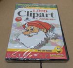 1000 Clipart Christmas  With Greetings card maker 3 PC CD-Rom New/Sealed  (CA4)