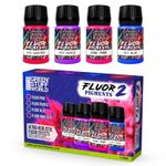Green Stuff World Fluor Pigment Set 30ml No.2 x4 UV Magenta Purple Blue Dark Red