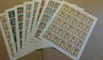 Sharjah 1968 Shaikh Khalid, Flag And Arms 8 Different MNH Full Sheets #V4118