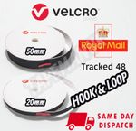 VELCRO® HEAVY DUTY ULTRA-MATE® Self Adhesive Tape 50mm Stick On Hook Loop Strips
