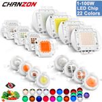 1W-100W High Power Led Chip Diode Cob Smd Beads White Rgb Uv Grow Full Spectrum