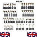 54PCS Electric Motor Carbon Brushes for Electric Hammer Drills, Angle Grinders
