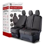 The All New Transit Custom Front Seat Covers (2025 Onwards) Black 334