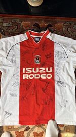 Coventry City FC CCFC Signed Football Shirt Isuzu Rodeo Original Uncertified