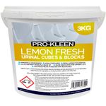 ProKleen Urinal Toilet Channel Blocks Lemon Bucket Chunk Cubes Piece Urine 3KG