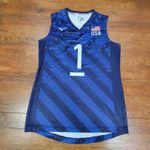 Micha Hancock Volleyball Jersey Mizuno Large USA 1 Olympic Athlete 2020 + 2024!