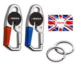 Top Quality Omuda Secure Ring Key Belt Clip Hipster  Carabiner  Key Ring