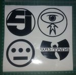 Hip Hop Vinyl Decal Sticker Jurassic 5 Dilated Peoples Hieroglyphics Wu-Tang